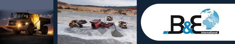 B&E International banner