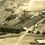 Molycop - Aerial of site looking from east to west 1930s