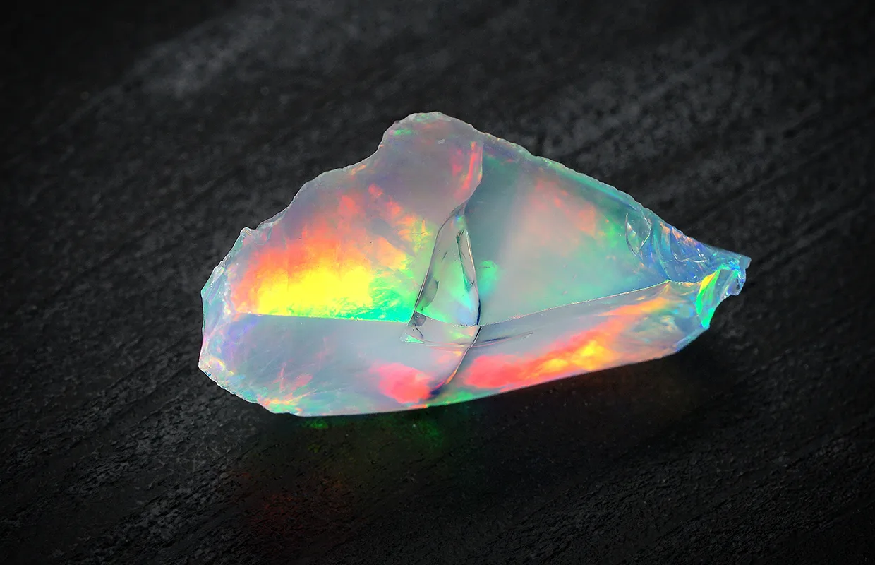 Natural Ethiopian Opal Loose Gemstone